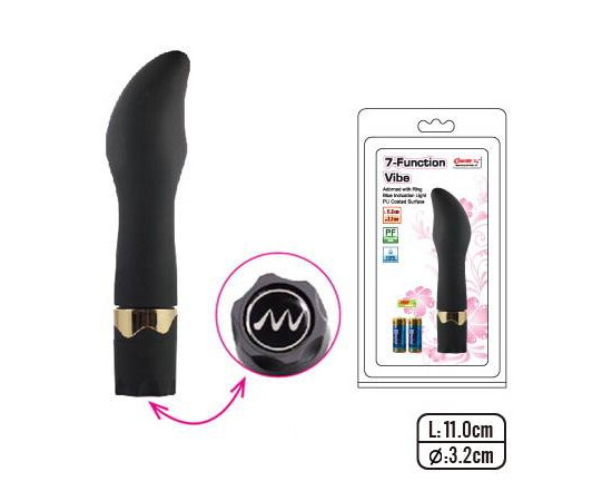 Vibrator Light Seduction Black reviews and discounts sex shop