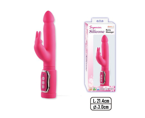 Hi-tech vibrator Mini Bunny Massager 21.4 cm reviews and discounts sex shop