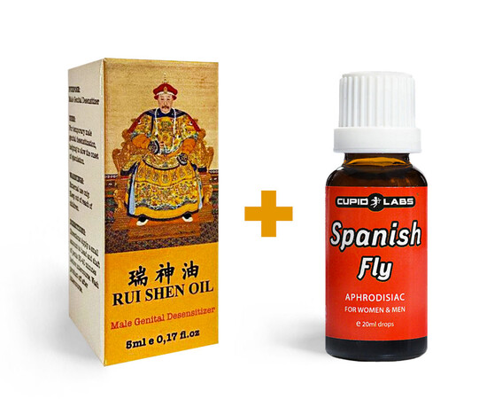 Enhance Your Pleasure and Control with Spanish Fly Cupid and Rui Shen Oil Delay Ejaculation Serum reviews and discounts sex shop