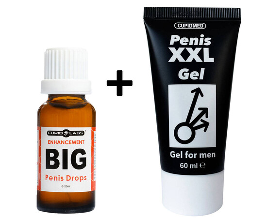 Penis XXL Gel 60ml + Big Penis Oral Drops - A Powerful Combination for Penis Enlargement reviews and discounts sex shop